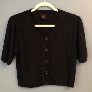 Black Wrapper Sweater Size M